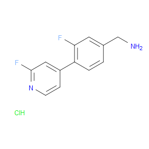 (3-FLUORO-4-(2-FLUOROPYRIDIN-4-YL)PHENYL)METHANAMINE HYDROCHLORIDE - Click Image to Close
