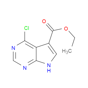 ETHYL 4-CHLORO-7H-PYRROLO[2,3-D]PYRIMIDINE-5-CARBOXYLATE - Click Image to Close