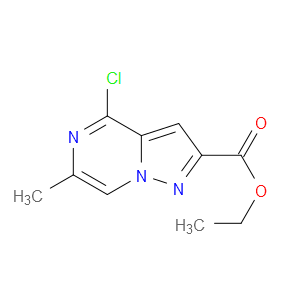 ETHYL 4-CHLORO-6-METHYLPYRAZOLO[1,5-A]PYRAZINE-2-CARBOXYLATE - Click Image to Close