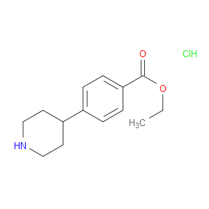 ETHYL 4-(PIPERIDIN-4-YL)BENZOATE HYDROCHLORIDE