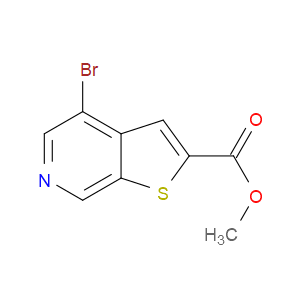 METHYL 4-BROMOTHIENO[2,3-C]PYRIDINE-2-CARBOXYLATE - Click Image to Close