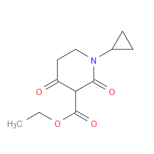 ETHYL 1-CYCLOPROPYL-2,4-DIOXOPIPERIDINE-3-CARBOXYLATE