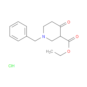 ETHYL 1-BENZYL-4-OXOPIPERIDINE-3-CARBOXYLATE HYDROCHLORIDE