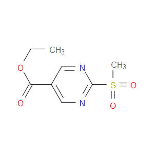 ETHYL 2-(METHYLSULFONYL)PYRIMIDINE-5-CARBOXYLATE