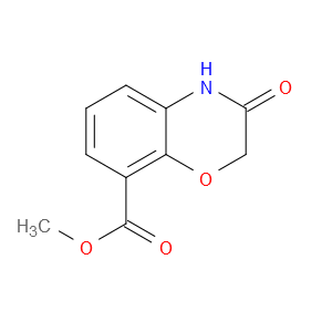 METHYL 3-OXO-3,4-DIHYDRO-2H-1,4-BENZOXAZINE-8-CARBOXYLATE