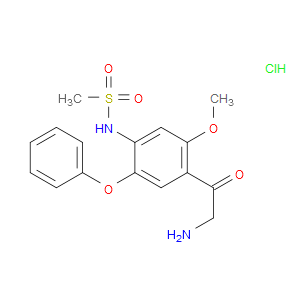 N-(4-(2-AMINOACETYL)-5-METHOXY-2-PHENOXYPHENYL)METHANESULFONAMIDE HYDROCHLORIDE
