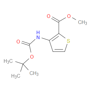 METHYL 3-[(TERT-BUTOXYCARBONYL)AMINO]THIOPHENE-2-CARBOXYLATE - Click Image to Close