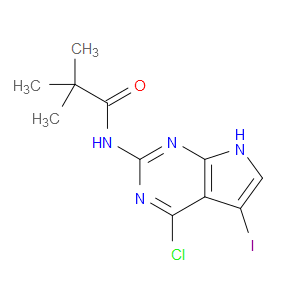 N-(4-CHLORO-5-IODO-7H-PYRROLO[2,3-D]PYRIMIDIN-2-YL)-2,2-DIMETHYLPROPIONAMIDE