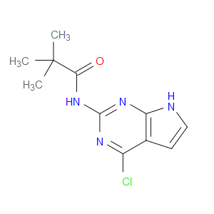N-(4-CHLORO-7H-PYRROLO[2,3-D]PYRIMIDIN-2-YL)-2,2-DIMETHYLPROPIONAMIDE