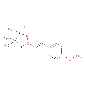 (E)-2-(4-METHOXYSTYRYL)-4,4,5,5-TETRAMETHYL-1,3,2-DIOXABOROLANE