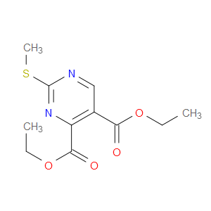 DIETHYL 2-(METHYLTHIO)-4,5-PYRIMIDINEDICARBOXYLATE