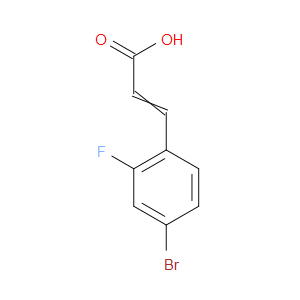 4-BROMO-2-FLUOROCINNAMIC ACID - Click Image to Close