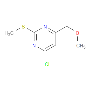 4-CHLORO-6-(METHOXYMETHYL)-2-(METHYLTHIO)PYRIMIDINE