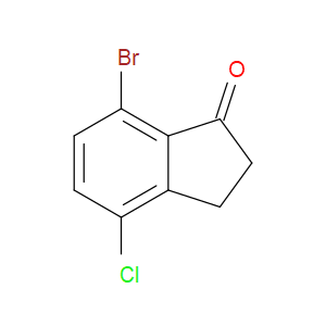 7-BROMO-4-CHLORO-2,3-DIHYDRO-1H-INDEN-1-ONE