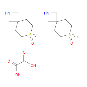 7-THIA-2-AZA-SPIRO[3.5]NONANE 7,7-DIOXIDE HEMIOXALATE - Click Image to Close