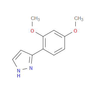3-(2,4-DIMETHOXYPHENYL)-1H-PYRAZOLE