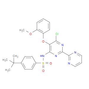4-TERT-BUTYL-N-(6-CHLORO-5-(2-METHOXYPHENOXY)-2,2'-BIPYRIMIDIN-4-YL)BENZENESULFONAMIDE - Click Image to Close