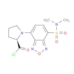 (R)-(+)-4-(N,N-DIMETHYLAMINOSULFONYL)-7-(2-CHLOROFORMYLPYRROLIDIN-1-YL)-2,1,3-BENZOXADIAZOLE - Click Image to Close