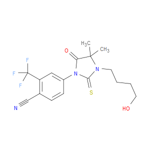 4-(3-(4-HYDROXYBUTYL)-4,4-DIMETHYL-5-OXO-2-THIOXOIMIDAZOLIDIN-1-YL)-2-(TRIFLUOROMETHYL)BENZONITRILE - Click Image to Close