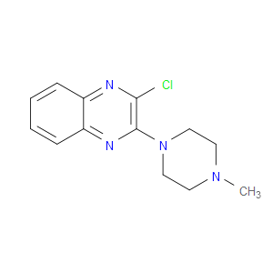 2-CHLORO-3-(4-METHYLPIPERAZIN-1-YL)QUINOXALINE