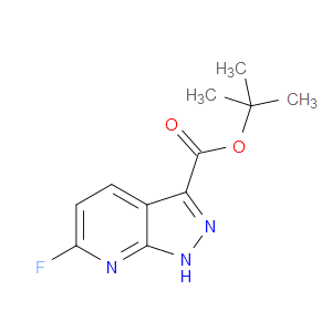 TERT-BUTYL 6-FLUORO-1H-PYRAZOLO[3,4-B]PYRIDINE-3-CARBOXYLATE
