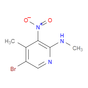 5-BROMO-N,4-DIMETHYL-3-NITROPYRIDIN-2-AMINE