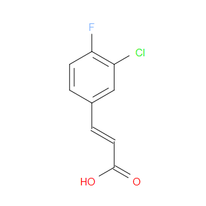 3-CHLORO-4-FLUOROCINNAMIC ACID - Click Image to Close