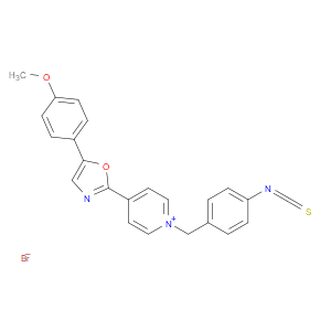 N-(4-ISOTHIOCYANATOBENZYL)-4-[5-(4-METHOXYPHENYL)-2-OXAZOLYL]PYRIDINIUM BROMIDE