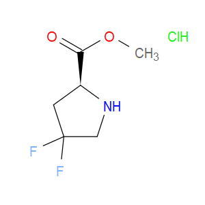 (S)-METHYL 4,4-DIFLUOROPYRROLIDINE-2-CARBOXYLATE HYDROCHLORIDE