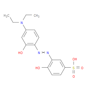 5-SULFO-4'-DIETHYLAMINO-2,2'-DIHYDROXYAZOBENZENE