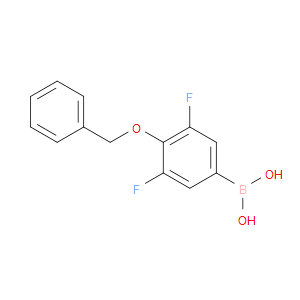 4-BENZYLOXY-3,5-DIFLUOROPHENYLBORONIC ACID