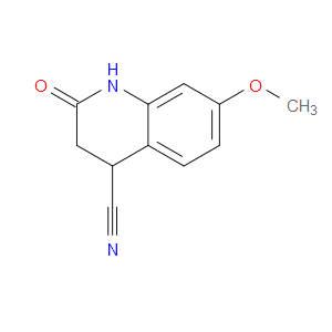 7-METHOXY-2-OXO-1,2,3,4-TETRAHYDROQUINOLINE-4-CARBONITRILE - Click Image to Close
