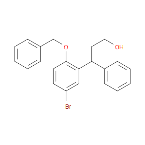 3-(2-(BENZYLOXY)-5-BROMOPHENYL)-3-PHENYLPROPAN-1-OL