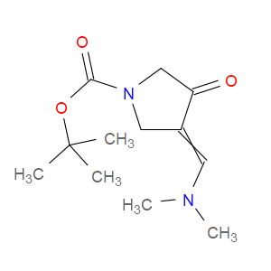 TERT-BUTYL 3-((DIMETHYLAMINO)METHYLENE)-4-OXOPYRROLIDINE-1-CARBOXYLATE