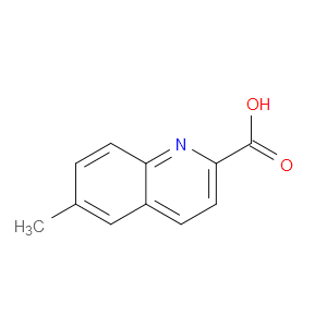 6-METHYLQUINOLINE-2-CARBOXYLIC ACID