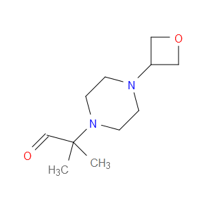 2-METHYL-2-(4-OXETAN-3-YL-PIPERAZIN-1-YL)-PROPIONALDEHYDE