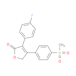 3-(4-FLUOROPHENYL)-4-(4-(METHYLSULFONYL)PHENYL)FURAN-2(5H)-ONE