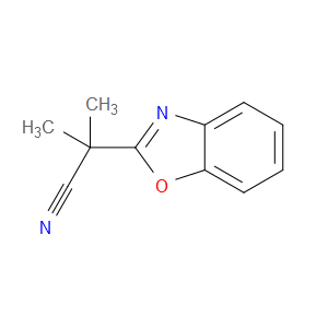 2-(BENZO[D]OXAZOL-2-YL)-2-METHYLPROPANENITRILE