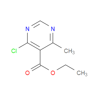 ETHYL 4-CHLORO-6-METHYLPYRIMIDINE-5-CARBOXYLATE