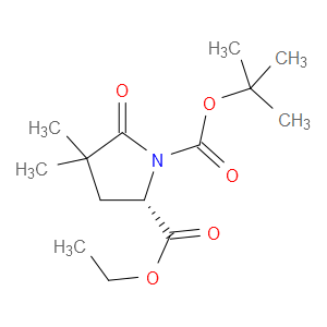 (S)-1-TERT-BUTYL 2-ETHYL 4,4-DIMETHYL-5-OXOPYRROLIDINE-1,2-DICARBOXYLATE - Click Image to Close