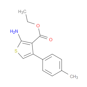 ETHYL 2-AMINO-4-(4-METHYLPHENYL)THIOPHENE-3-CARBOXYLATE - Click Image to Close