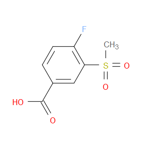 4-FLUORO-3-(METHYLSULFONYL)BENZOIC ACID