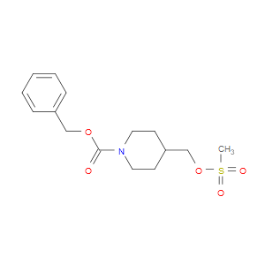 BENZYL 4-(((METHYLSULFONYL)OXY)METHYL)PIPERIDINE-1-CARBOXYLATE