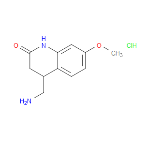 4-(AMINOMETHYL)-7-METHOXY-3,4-DIHYDROQUINOLIN-2(1H)-ONE HYDROCHLORIDE - Click Image to Close