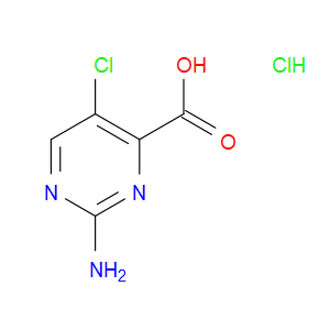 2-AMINO-5-CHLOROPYRIMIDINE-4-CARBOXYLIC ACID HYDROCHLORIDE - Click Image to Close