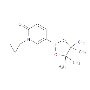 1-CYCLOPROPYL-5-(4,4,5,5-TETRAMETHYL-1,3,2-DIOXABOROLAN-2-YL)PYRIDIN-2(1H)-ONE - Click Image to Close