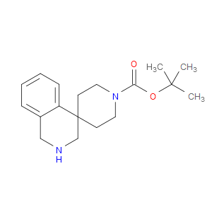 TERT-BUTYL 2,3-DIHYDRO-1H-SPIRO[ISOQUINOLINE-4,4'-PIPERIDINE]-1'-CARBOXYLATE