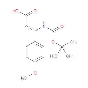 (S)-3-((TERT-BUTOXYCARBONYL)AMINO)-3-(4-METHOXYPHENYL)PROPANOIC ACID - Click Image to Close