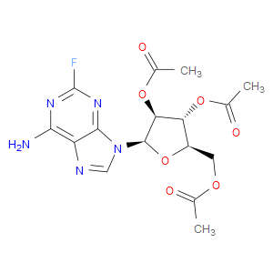 (2R,3R,4S,5R)-2-(ACETOXYMETHYL)-5-(6-AMINO-2-FLUORO-9H-PURIN-9-YL)TETRAHYDROFURAN-3,4-DIYL DIACETATE