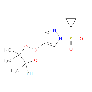 1-(CYCLOPROPANESULFONYL)-4-(TETRAMETHYL-1,3,2-DIOXABOROLAN-2-YL)-1H-PYRAZOLE